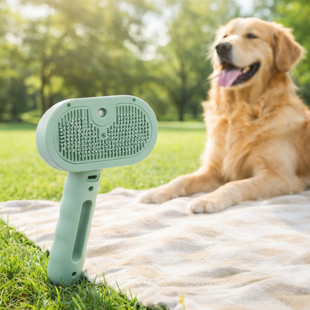 3-in-1 Pet Steam Brush