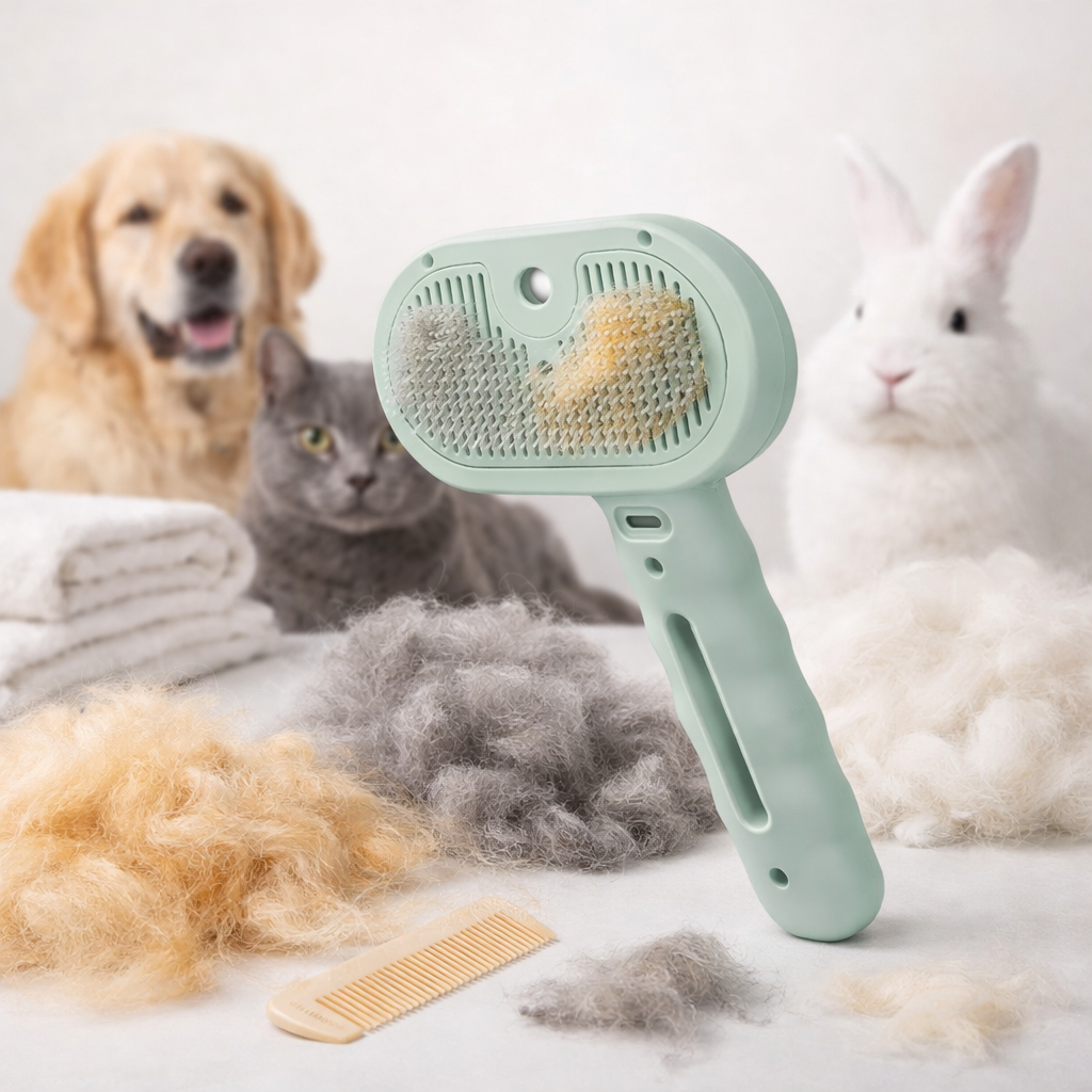 3-in-1 Pet Steam Brush