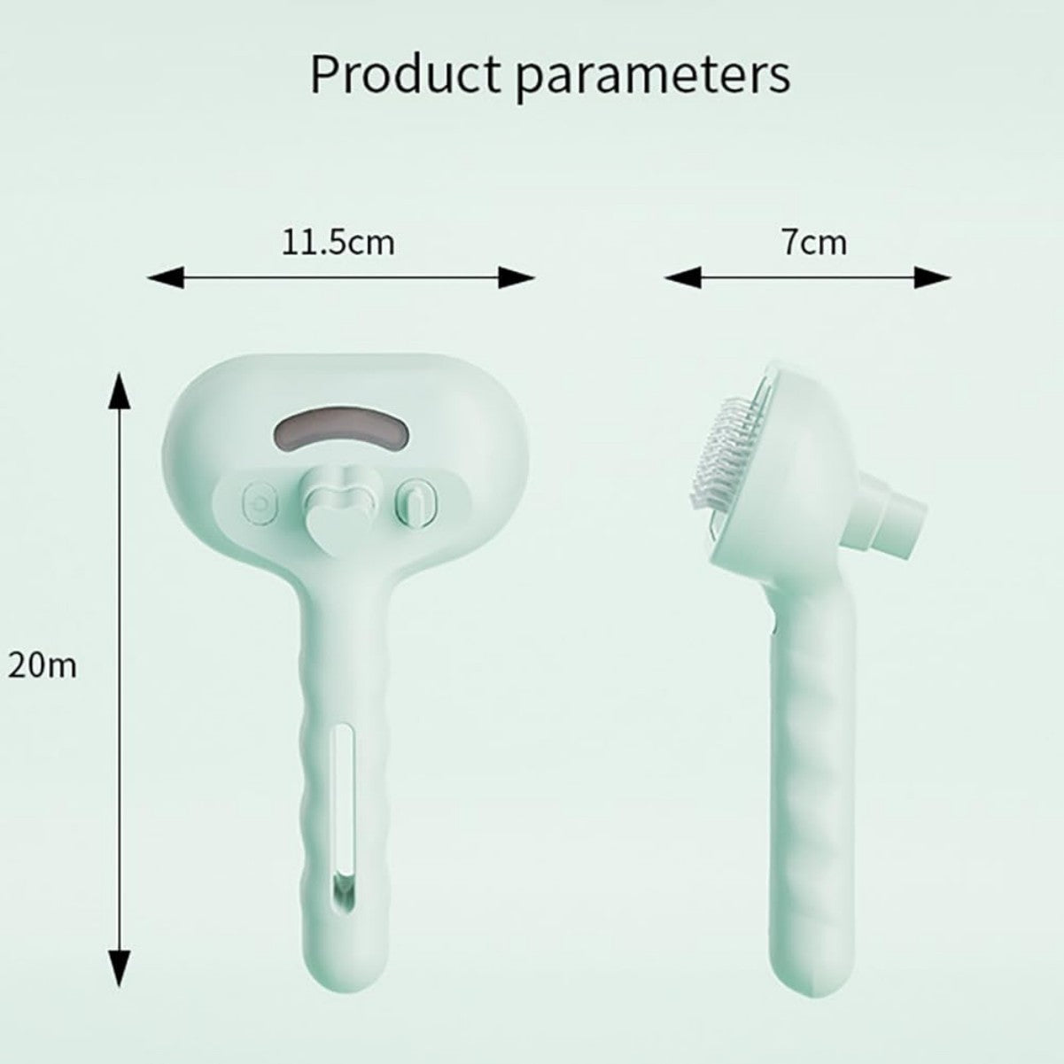 3-in-1 Pet Steam Brush